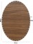 Rattan Örgü Plakası Rattan Tabanı Elips 3 Lü Set 3mm Çift Yüz Ceviz 4