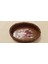 Rattan Örgü Plakası Rattan Tabanı 30X20 cm Elips Oval 3mm Çift Yüz Boyalı Ceviz 4