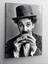 Kanvas Tablo Charlie Chaplin Hamburger Yiyor 1