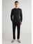 Erkek Siyah Slim Fit Pantolon 1
