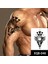 Gerçekci Kurukafa Desenli Gül Dövme Tattoo XQB-046 1