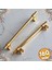 Hisar Altın Gold Düz Metal Kulp Kulbu 160 mm Çekmece Mobilya Mutfak Dolabı Kulbu 1