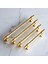 Hisar Altın Gold Düz Metal Kulp Kulbu 160 mm Çekmece Mobilya Mutfak Dolabı Kulbu 3