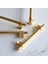 Hisar Altın Gold Düz Metal Kulp Kulbu 160 mm Çekmece Mobilya Mutfak Dolabı Kulbu 4
