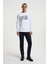 Beyaz Erkek Sweatshirt LF 2031655 3
