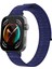 Huawei Watch Fit 3 Hasırlı Kordon Woven Sport Loop Lacivert 1