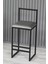 Nordic Bar Ada Mutfak Sandalyesi 65 cm Gri 1