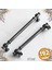 Talas Füme Düz Metal Kulp 192 mm Mobilya Çekmece Mutfak Dolabı Kulbu 1