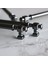 Talas Füme Düz Metal Kulp 192 mm Mobilya Çekmece Mutfak Dolabı Kulbu 5