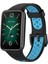 Xiaomi Mi Band 7 Pro Uyumlu Spor Çift Renk Delikli Silikon Kordon Kayış 1