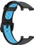 Xiaomi Mi Band 7 Pro Uyumlu Spor Çift Renk Delikli Silikon Kordon Kayış 4