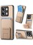 Xiaomi Redmi Note 13 5g Karbon Fiber Doku Deri Kaplamalı Tpu Kart Yuvası Telefon Kapağı (Yurt Dışından) 1