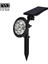 MX-9010 18W LED Solar Kazıklı Bahçe / Çim Armatürü Amber 1