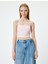 Crop Atlet Basic Ip Askılı Slim Fit 3