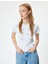 Taş Detaylı T-Shirt Kaşkorse Bisiklet Yaka Reglan Kollu Slim Fit 1