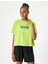 Oversize Spor T-Shirt Slogan Baskılı Bisiklet Yaka Kısa Kollu 3