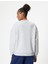 Oversize Sweatshirt Kolej Baskılı Bisiklet Yaka Şardonlu 4