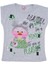 Kız Çocuk Bisiklet Yaka Kısa Kollu T-Shirt 2