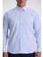 Mavi Comfort Fit Ütü Gerektirmeyen %100 Pamuk Çizgili Non Iron Gömlek 3