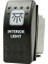 Marin Anahtar İç Işık (Interior Light) Swion Carling Switch Beyaz 12-24V Kırmızı Işık 1