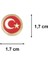 Ay Yıldız Yuvarlak Yaka Rozeti 1 Adet 2