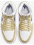 Jordan Air 1 Mid Lemon Wash Gerçek Deri Bilekli Unısex Spor Ayakkabı 3