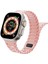 Apple Watch Uyumlu 42 44 45 49MM Uyumlu Mıknatıslı Ultra Sağlam Silikon Kordon 1
