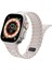 Apple Watch Uyumlu 42 44 45 49MM Uyumlu Mıknatıslı Ultra Sağlam Silikon Kordon 1
