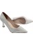 (Park Moda) Kadın Stiletto Ayakkabı Gumüş 2