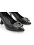(Kırcalı) Topuklu Kadın Ayakkabı Siyah 3