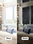 3 mt x 60 cm Blackout Uv Koruyucu Dekoratif 3D Lale Desenli Cam Banyo Pencere Folyosu Statik Sticker 2