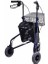 3 Tekerlekli Çantalı Frenli Walker Yürüteç 2