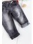 Denim Kumaş Askılı Erkek Bebek Kot Pantolon 5