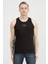 Stacked Logo Rib Tank Erkek Kolsuz T-Shirt 1