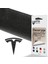 Tesla Model Y Özel Kesim Logo Seti - Direksiyon Ön Arka Jantlar ve Sensörler Için 8'lu Tesla Logo Sticker Seti (Simli Siyah) 1
