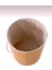 Katlanabilir Bambu Çamaşır Sepeti Yuvarlak 35X57 cm Banyo Çamaşır Kirli Sepeti Çok Amaçlı Hasır Düzenleme Oyuncak Sepeti 2