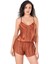 Tarçın Saten Babydoll Şort Takımı 2