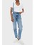 Calvin Klein kadın Pamuklu Yüksek Bel Mom Jeans 1