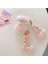 Air Pods 3.nesil Uyumlu Pembe Kalp Desenli Charmlı Kılıf Koruma 1