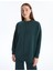 Aversa - Modal  Kumaş Oversize Uzun Kollu Sweatshirt - Yeşil 3