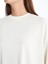 Pau - Modal Kumaş Düz Oversize Tshirt- Ekru 4
