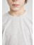Erkek Çocuk T-Shirt Açık Gri K1687A6/GR400 1