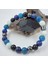 Gizemli Doğaltaş Bileklik Sosyallik Bipolar Okb Aşk Sevgi Larimar Akik Hematit Lapis Lazuli (8 Mm) 4