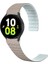 Samsung Galaxy Watch 5 44 mm Için 20MM Çizgili Desenli Çift Renkli Mıknatıslı Silikon Kayış-Kordon KRD-111 1