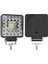 Off Road Beyaz Işık 12-24 Volt Projektör Sis Farı 41 LED 123 Watt Oto Çalışma Lambası 2