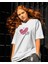 I Love Pets Tasarım Relaxed Fit Kadın Önü Baskılı Tişört 1