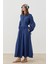 Poplin Volume Etek - Indigo 2