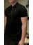 Yarım Fermuarlı Polo Yaka T-Shirt 2