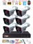 6 Kameralı 2mp Full Hd Görüntü 6 Atom LED Gece Görüşlü Dış Mekan Güvenlik Kamerası Seti 320GB 1