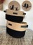 2li Jüt Oval Hasır Sepet Takımı Çok Amaçlı Düzenleyici Sepet Organizer / 2